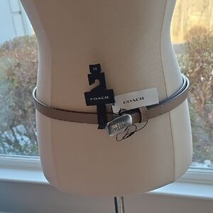 Coach Eliza Leather Belt NWT
